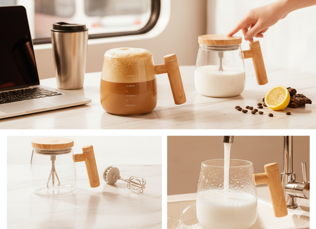 Self Stirring Mug Electric High Speed Mixing